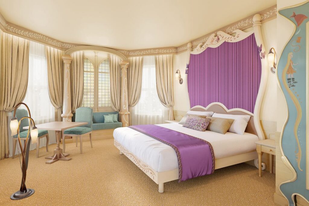 Chambre Raiponce au disneyland Hôtel