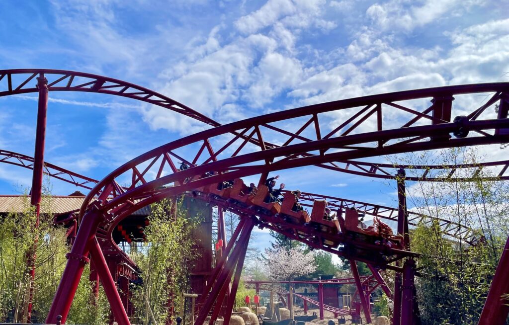 photo et video défi du dragon jardin d'acclimatation