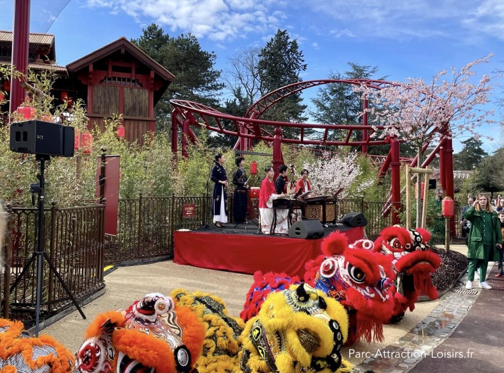 spectacle inauguration Défi du Dragon Jardin d'acclimatation