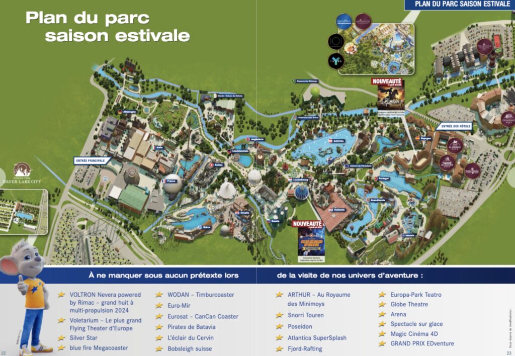 plan parc europa-park liste attractions