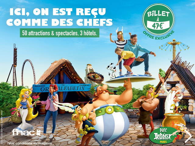 Promo Parc Astérix Billet à 47 €