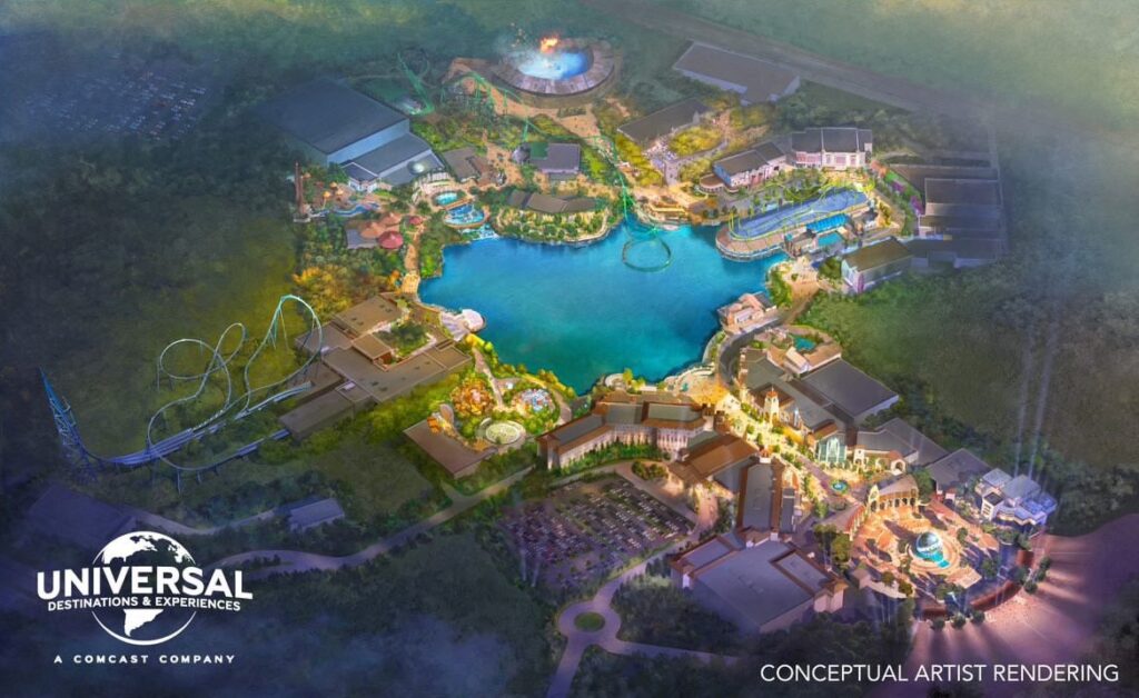 parc universal UK attractions