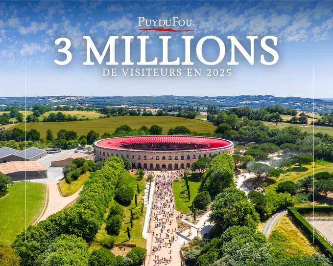 classement frequentation puy du fou 2025