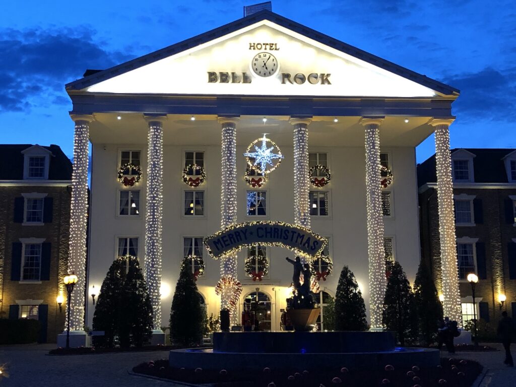 Entrée et chambres hotel Bell Rock Europa Park