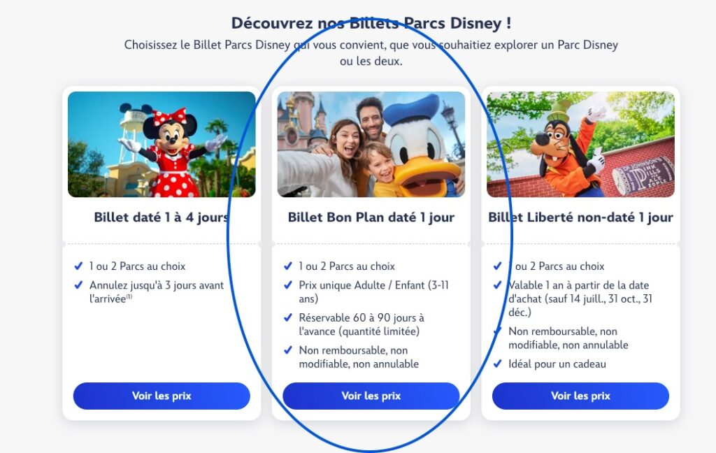 Billet 49 euros Disneyland : achat en ligne