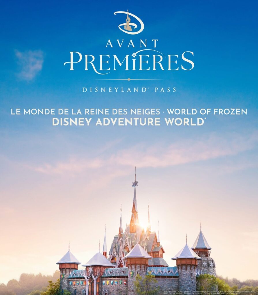 date avant-première reine des neiges pass disneyland paris