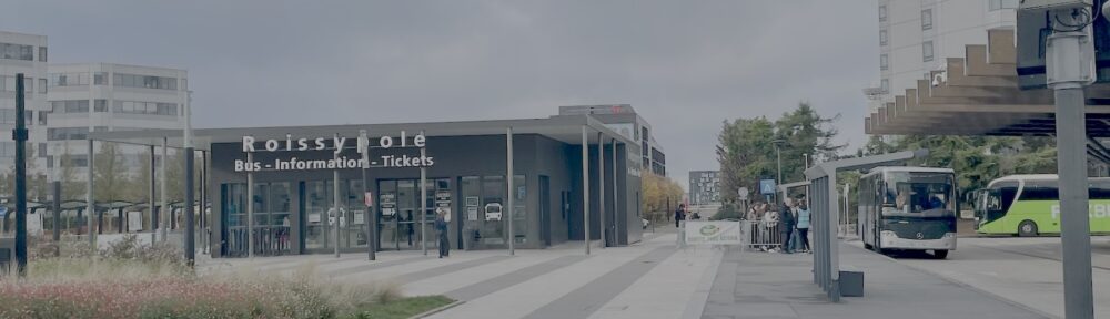 photo trajet navette parc asterix depuis roissy charles de gaules gare routière