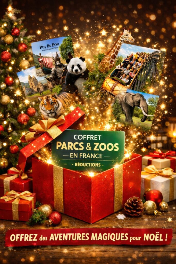 box coffret carte cadeau parc et zoo Noel