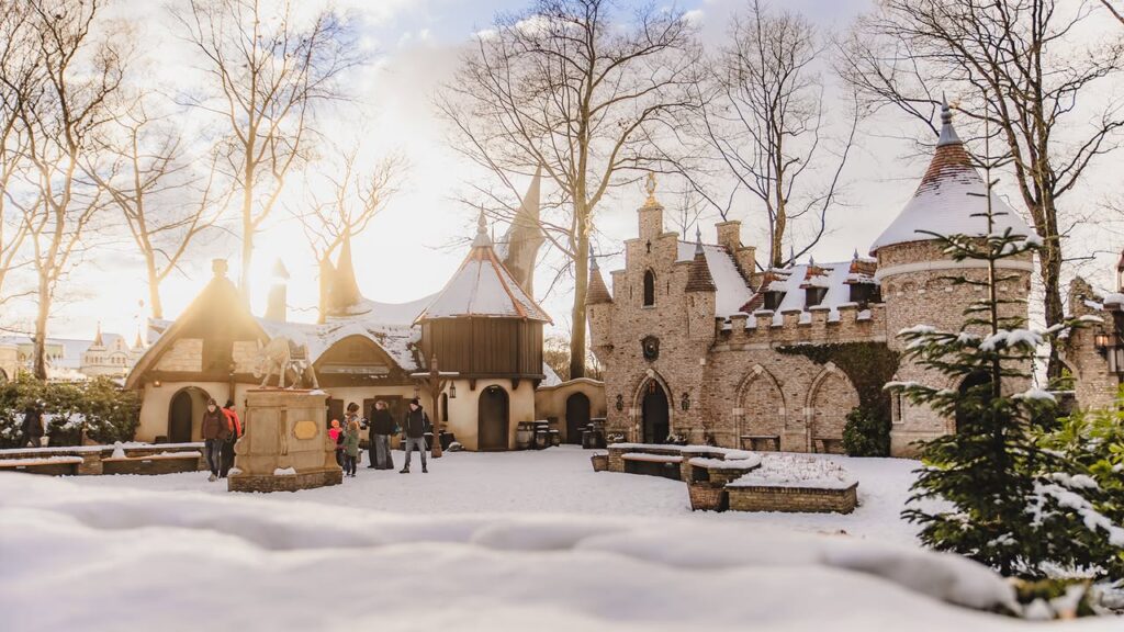 photo parc Efteling dans la neige