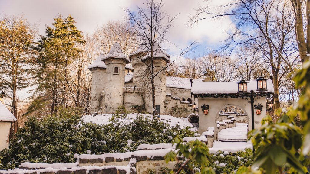 photo parc Efteling dans la neige