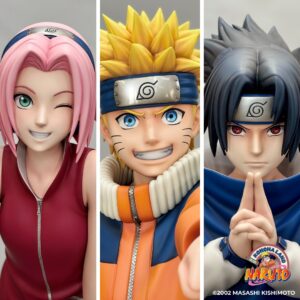 statues Naruto 2026 parc spirou