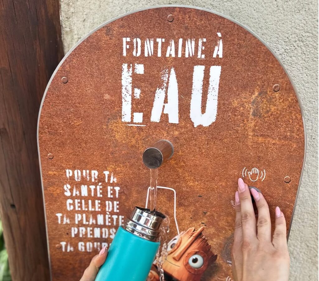 fontaine à eau gratuite Walibi Rhône-Alpes