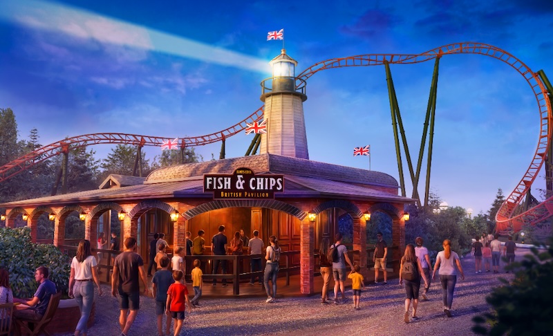 nouveau Restaurant Nigloland attraction Supersonic