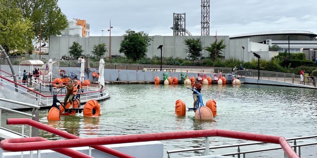 Les velodroles pour se rafraichir au Futuroscope