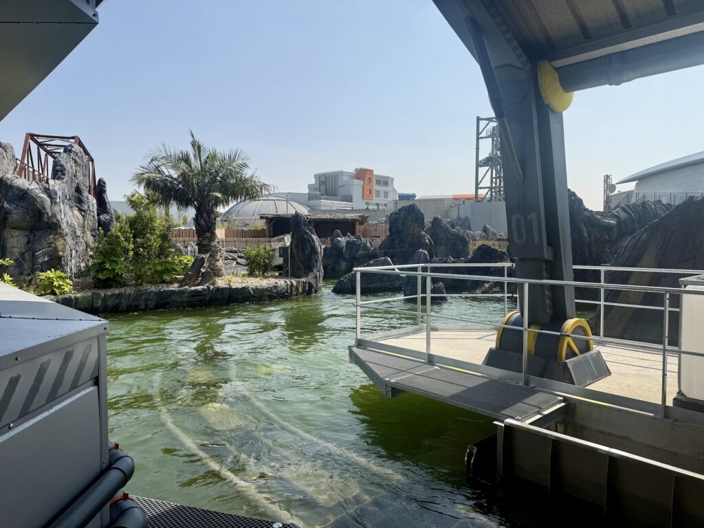 attraction aquatique rafraichissante au Futuroscope : Mission bermudes