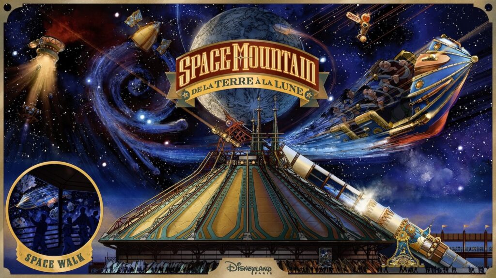 space mountain de la terre à la lune
