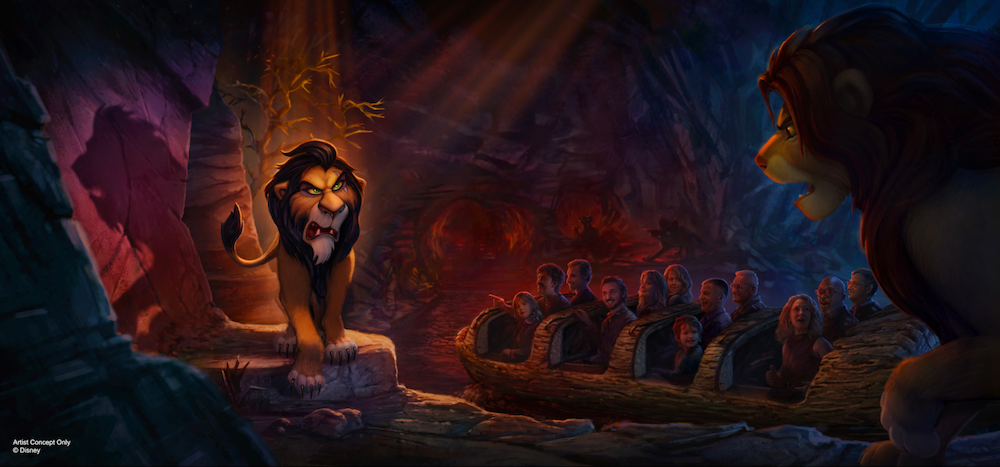 animatronics roi lion disney adventure world paris